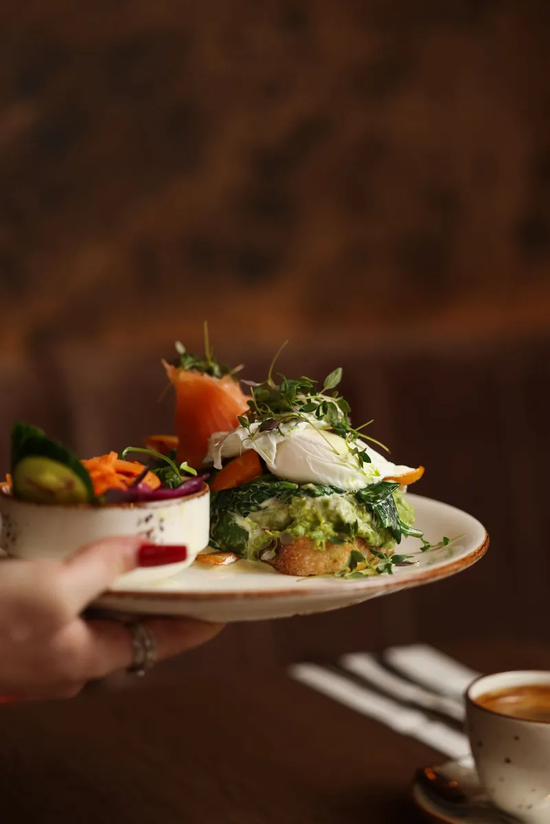 A plate being served at lunch
