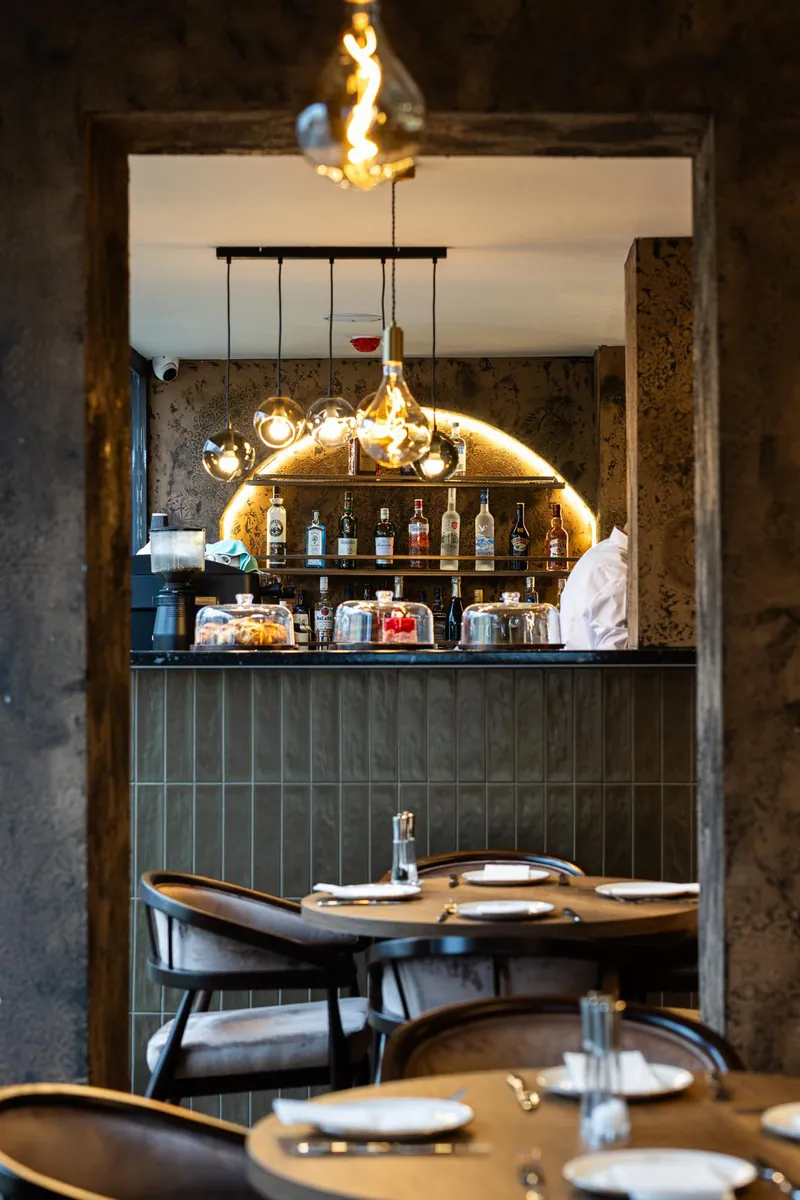 Looking through to the bar and dining room